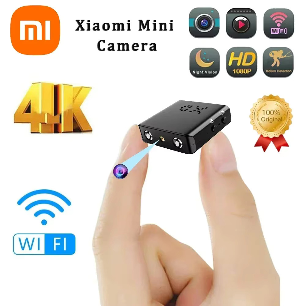 2025 Xiaomi MIJIA XD WiFi 1080P Full HD Câmera 2.4GHz Visão noturna Carro Monitoramento de segurança doméstica Gravador de vídeo de proteção doméstica