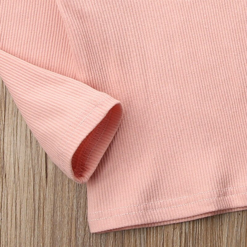 Herfst winter comfortabele baby baby t-shirt met lange mouwen solid warm top pasgeboren jongen meisje kleding
