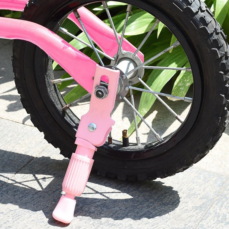 Betrouwbare kinderfietsstandaard, zware zijmontage voor 12 14 16 18 20 inch wielen