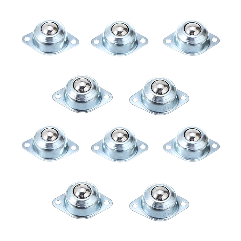 5/10/20pcs Metal Steel Ball Caster Swivel Wheel Universal Eye Round Bearing Roller Wheel For Machinery Furniture Hardware