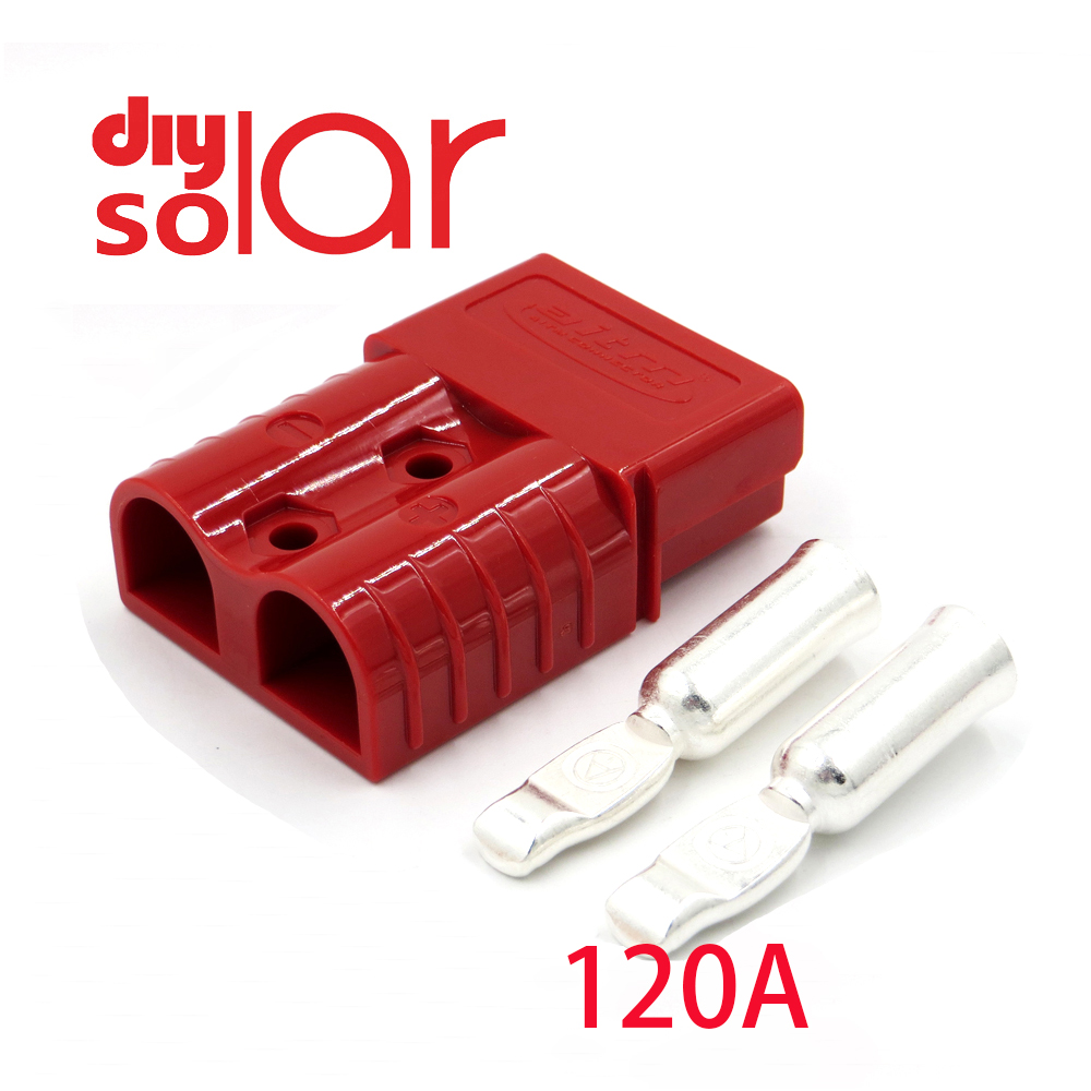 Power Connector SB120 SB50 Dual-pole QuickSB50 Electric Car Battery UPS Cable Terminals DC 50A 120A 600V: 120A Red