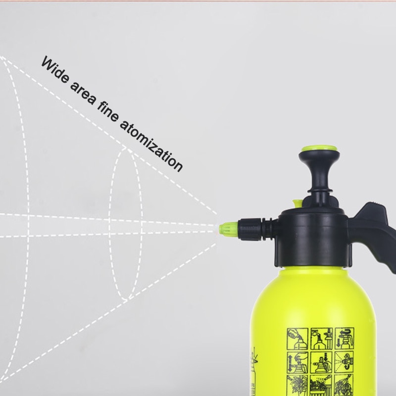 Hand Operated Snow Foam Sprayer Cannon Foam Nozzle generator with 2L Bottle For Car Wash Window Cleaning