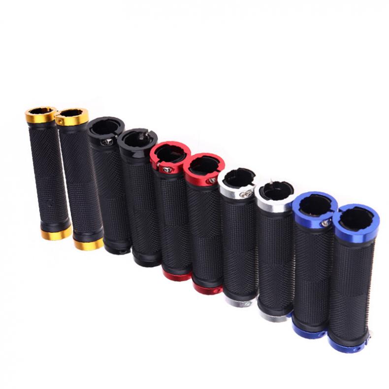 2 Stks/partij Sterke Draagbaarheid Fietsen Afsluitbare Handgreep Voor Fiets Mtb Road Bike Stuur Fiets Grip 5 Kleuren Voor Optionele