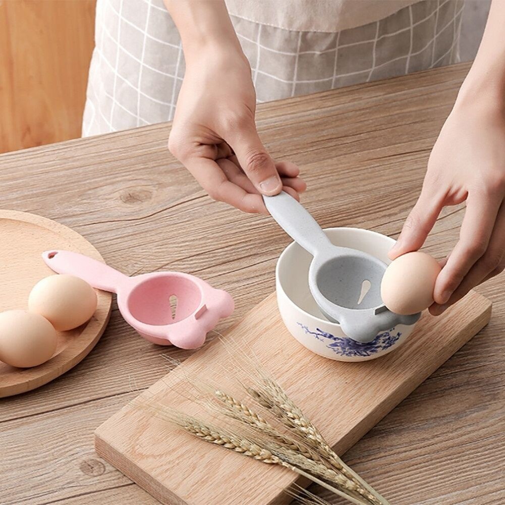 Utensilio para hornear pasteles, divisor tamiz, herramienta de cocina artesanal, separador de yema y clara de huevo, separador de huevos de plástico de grado alimenticio