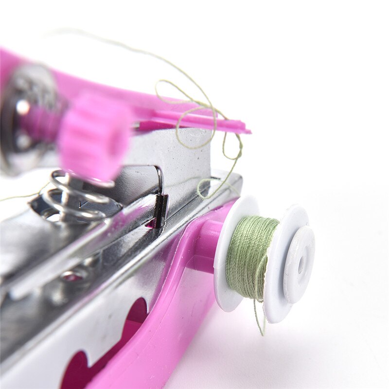 Mini Machine à coudre manuelle à main, poche de voyage en tissu pour la réparation de vêtements, pratique, pour l'extérieur