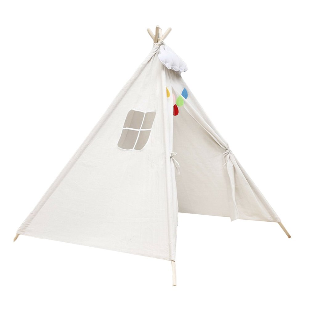 Teepee Tent Voor Kinderen Opvouwbare Kinderen Speelhuis Indian Tenten Voor Meisje Jongen Indoor Outdoor Wigwam Speelhuis Speelgoed