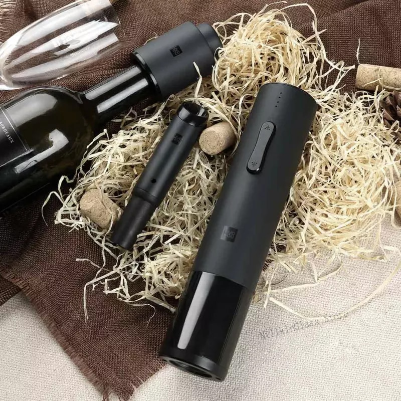 Xiaomi Mijia huozhou automático de vino tinto abridor tapa tapón decantador rápido eléctrico sacacorchos cortador de papel de aluminio herramienta de salida de corcho