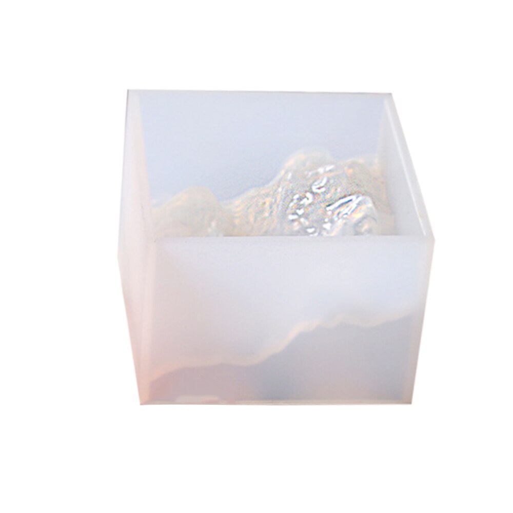 3D Silicone Snow Mountain Peak Broken Mountain Ocean Micro Landscape Crystal Epoxy DIY Candle Mould: A