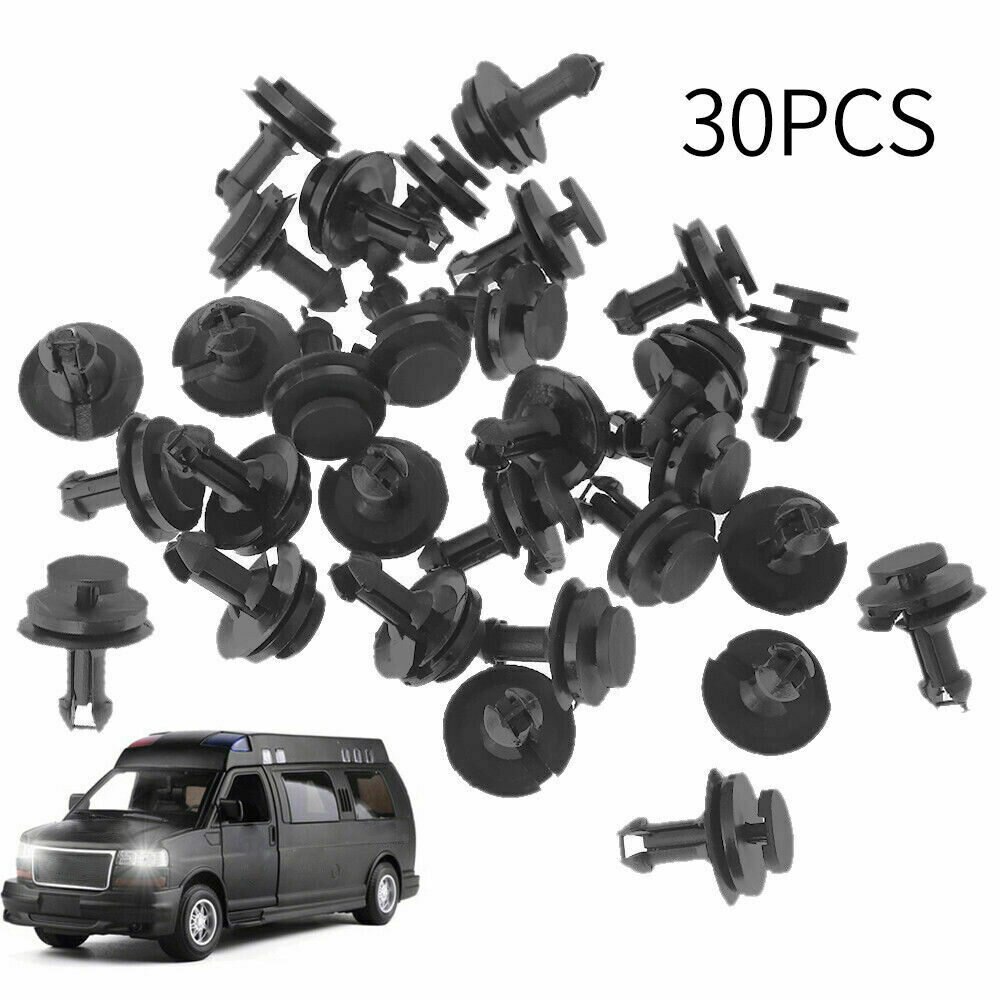 30Pcs Front Air Deflector Clips for Chevrolet Avalanche 2007 Silverado 1500