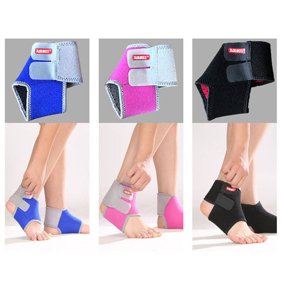 AOLIKES 1 Paar Kinderen Kids sport Enkel Ondersteuning Basketbal Verstelbare Enkel Ondersteuning Badminton Enkelbrace Ondersteuning Beschermende
