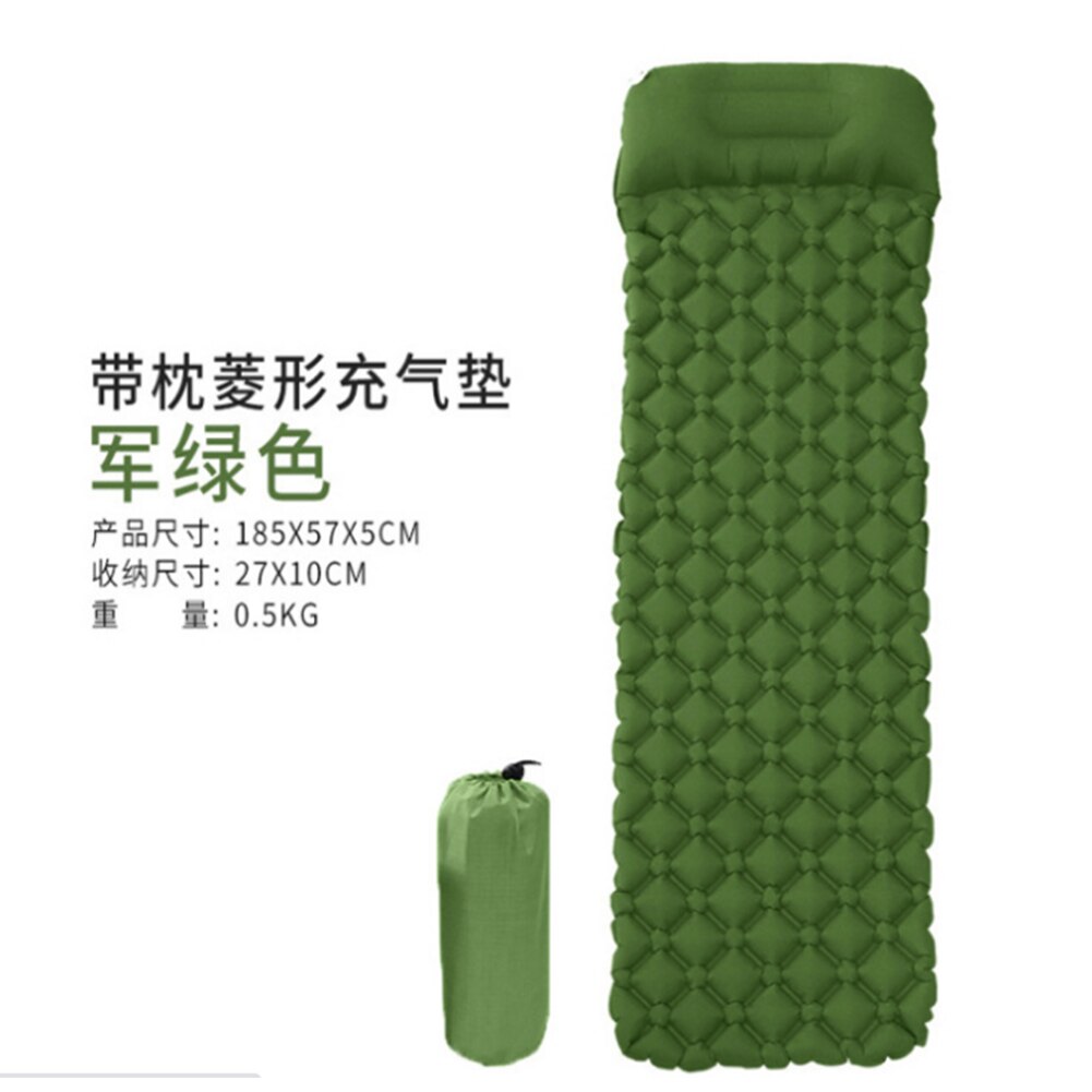 Camping Air Matt Inflatable In Tent Portable Folding Sleeping Pad Bed for Tent Outdoor Hiking Backpacking Travel