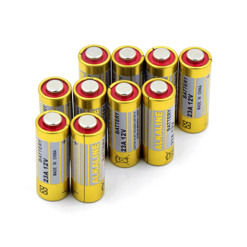 10pcs High Capacity 12v 23A 23AE 23GA A23 A23S E23A 21/23 MS21 MN21 GP23A Alkaline Battery 8F10R 8LR23 8LR923 Small Dry Bateria