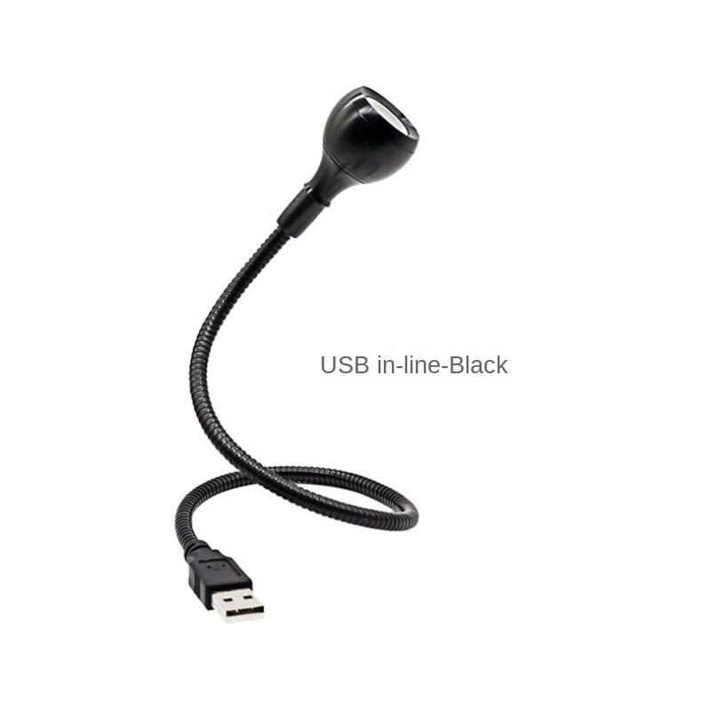 USB-Typ LED-Schwanenhals licht frei Rotation weiß warm weiß Mini-LED-Lese-Nacht-Lampe USB-Plug-in-Tastatur Buch Lichter