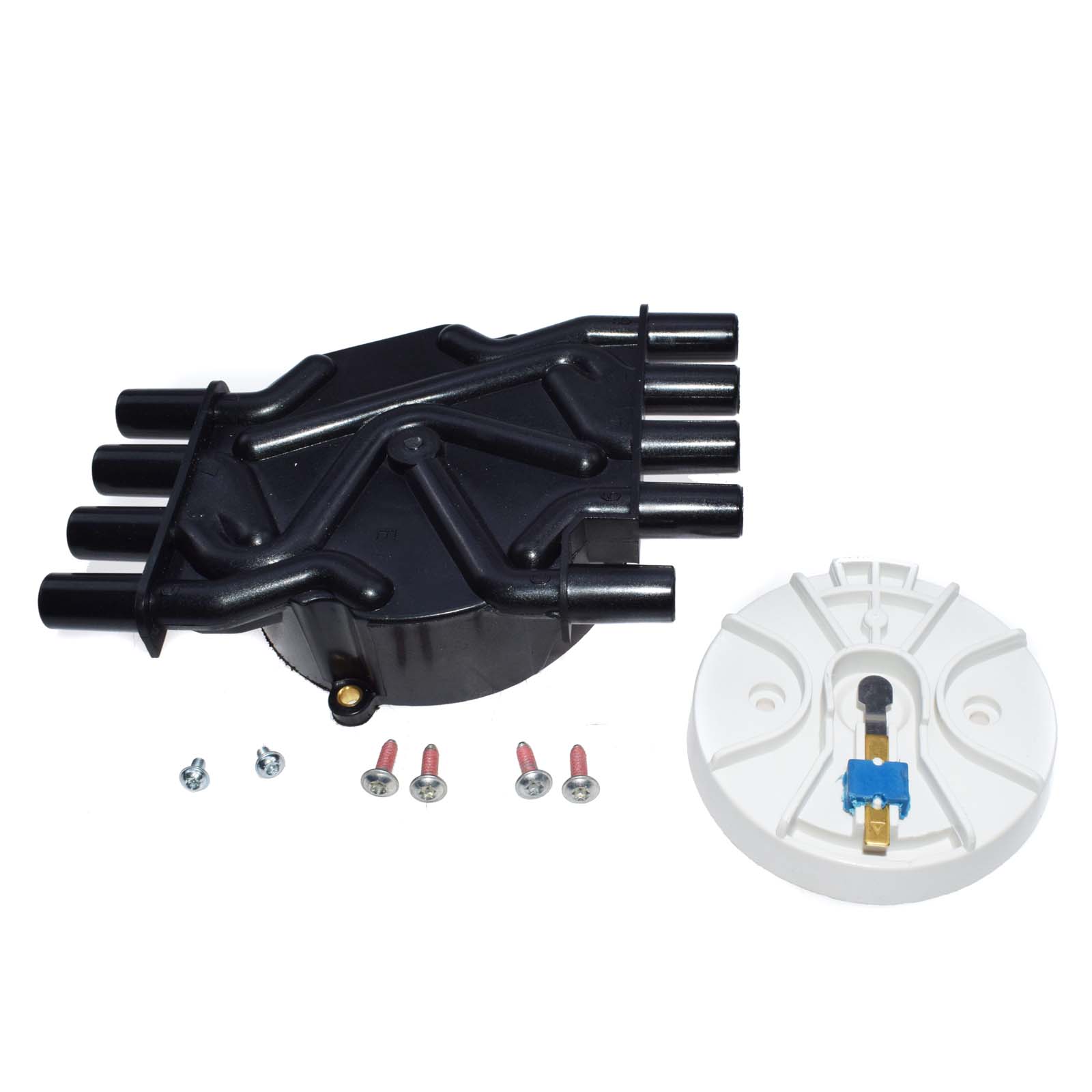 Wolfigo Distributeur Cap &amp; Rotor Kit 10452459 Voor 1996-2002 Chevrolet 5.0L 5.7L V8 Gmc Cadillac Escalade Vortec k3500 C2500