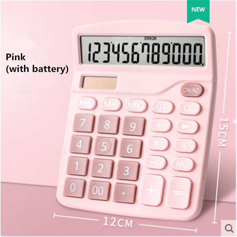 Student financial accounting special office examination study portable science 12 digit electronic calculator: 1