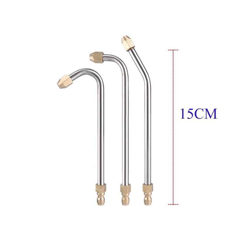 For G1/4 High Pressure Washer Spray Nozzle Attachment Extension Replacement Wand for power Spray Gun air-Conditioning Cleaning: Colorless
