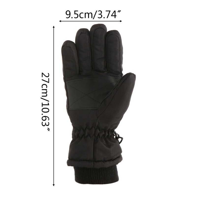 Kids Child Winter Thicken Warm Mountain Snowboard Ski Gloves Waterproof Mittens