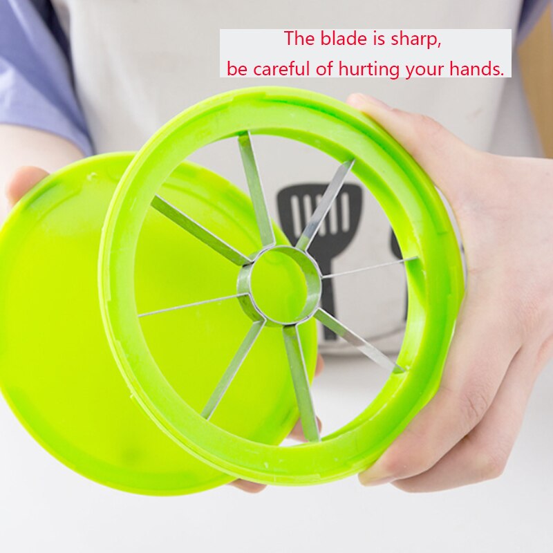 6 Pcs Multifunctionele Snijmachine Grote Cut Apple Mango Met Handvat Rvs Gevulde Fruit Cutter Keuken Snijgereedschap keuken