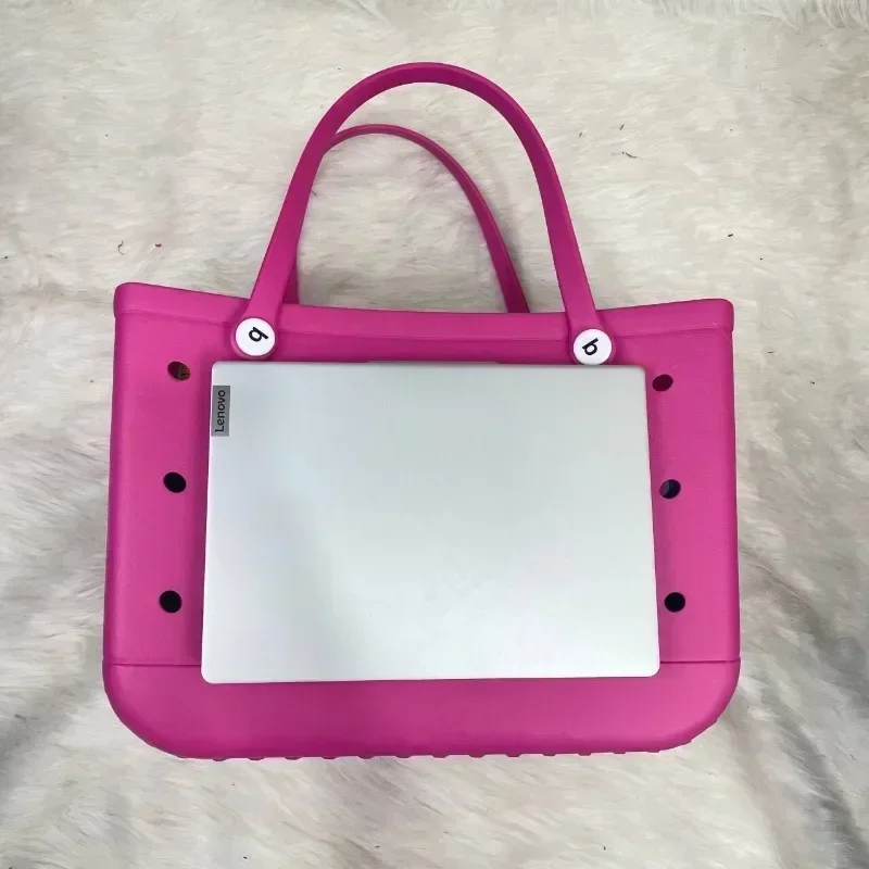 XL extra große Strandtasche aus EVA-Gummi, wasserdicht, für Strand, Reisen, Picknick, Aufbewahrungskorb, Damen-Einkaufshandtasche, Sack Gelee-Einkaufstasche
