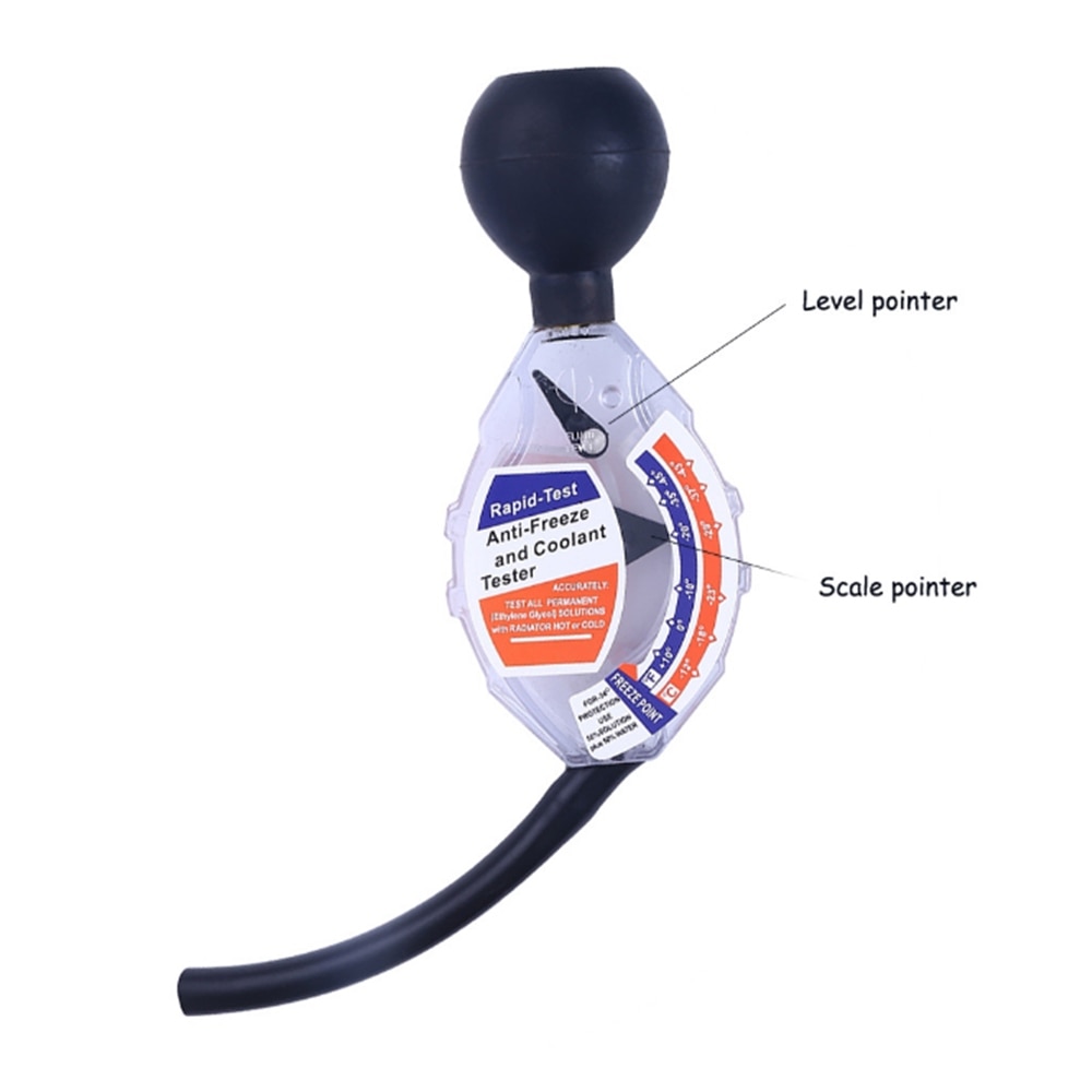 Electrónica para coche, escáner para radiador, probador de agua refrigerante, prueba de etil glicol, anticongelante, medidor de carga de batería