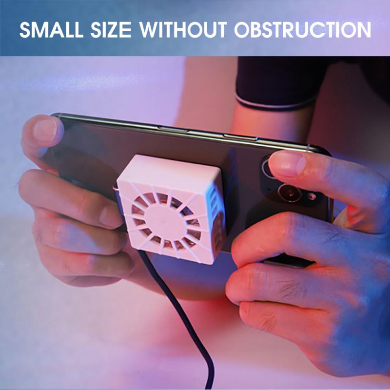 Mobile Phone USB Game Cooler System Cooling Fan Miniature Semiconductor Heat Sink Concentrated Heat Dissipation Center Durable