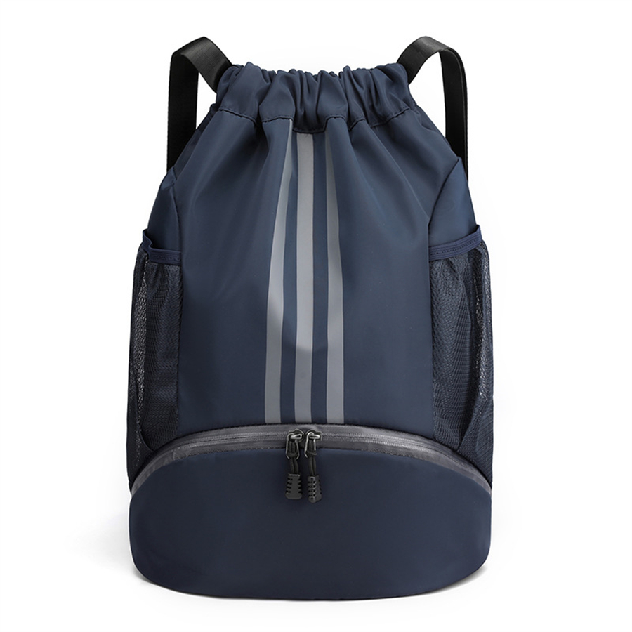 Bolsa de gimnasio, mochila de Fitness para mujeres y hombres, mochila de baloncesto, bolsas de almacenamiento de fútbol al aire libre, mochila deportiva con cordón de entrenamiento: Amarillo claro