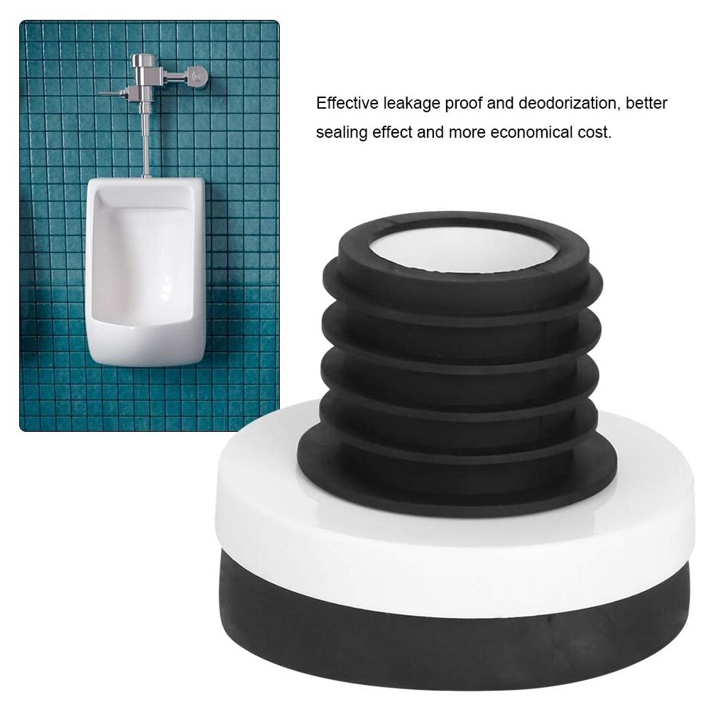 Enkel installering lekkasjesikker hjemmetoalett flens urinal tetningsringkobling gummi deodorant vvs-armatur universell dårlig
