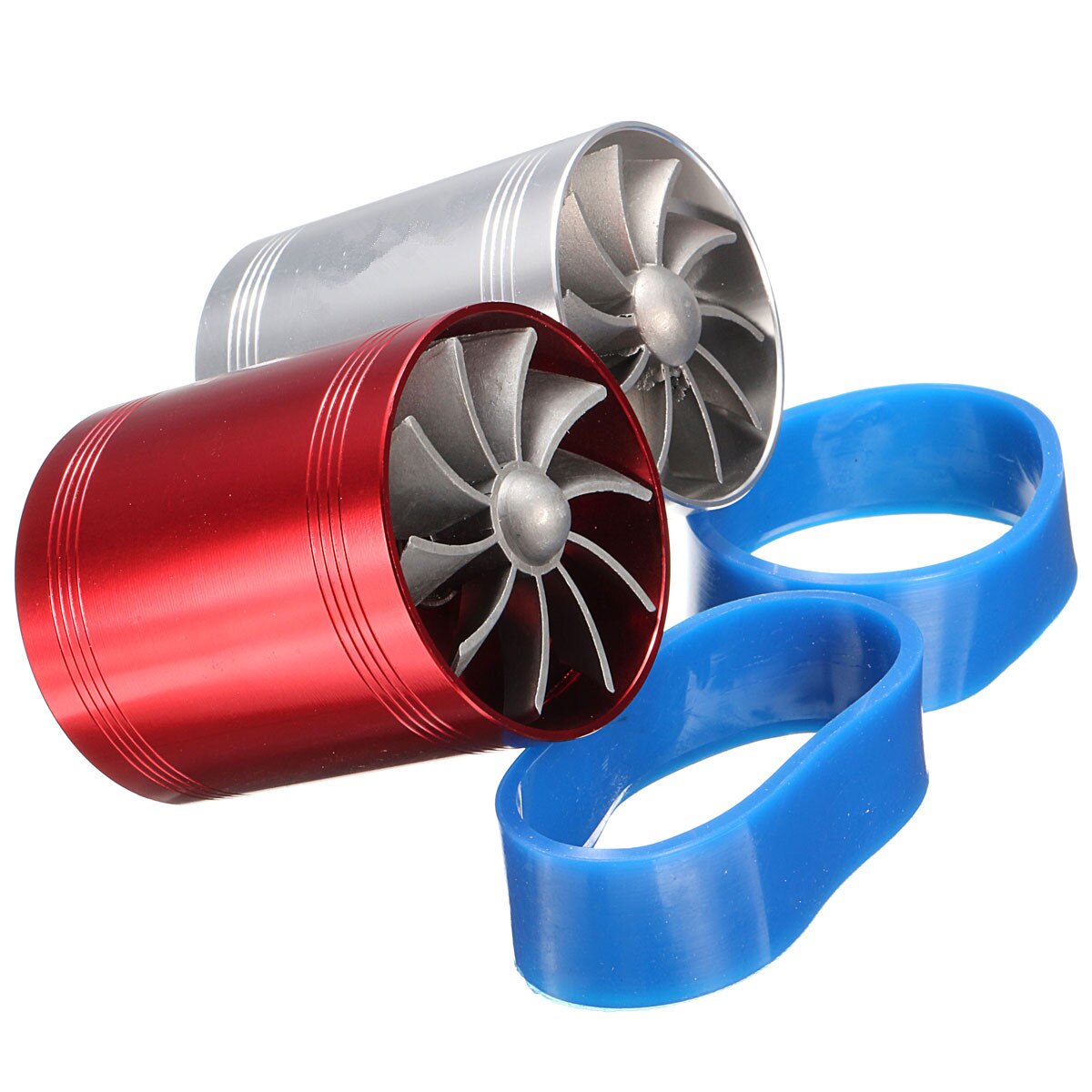 Universal Auto Luftfilter Intake Fan Fuel Gas Saver Supercharger MV77942B 68mm x 65mm Für Turbine Turbo Ladegerät turbolader