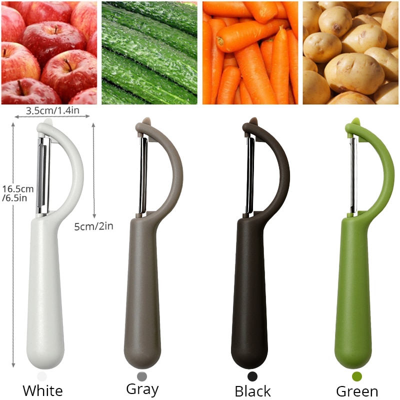 affilato Frutta Verdura pelapatate PP in Acciaio Inox di Patate carota Veloce ananas Arancione Zesters Strumenti peeling gadget Da Cucina