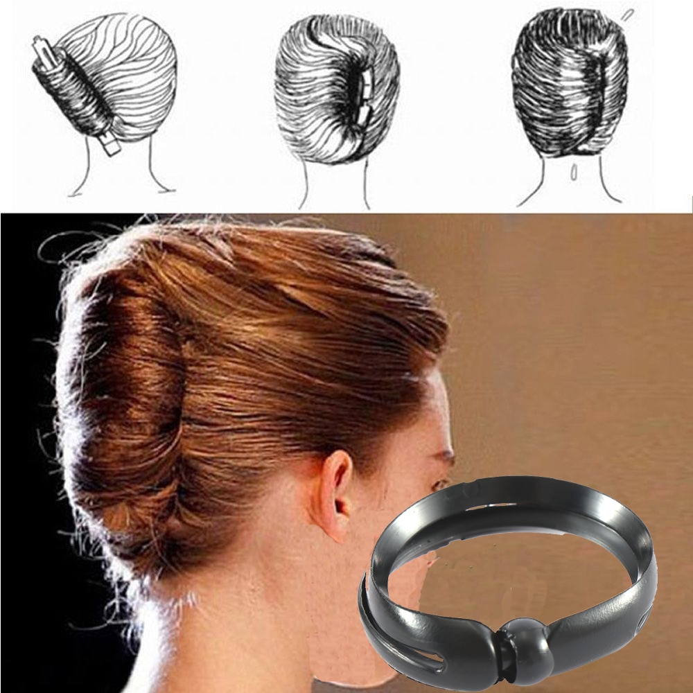 Pince à cheveux pour chignon, 2 pièces/ensemble, bricolage, coiffure, formel, français, Twist Maker, support, bâtons, accessoires
