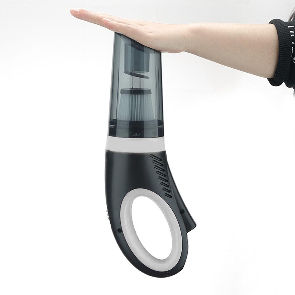 120W High Power Car Vacuum Cleaner 6000pa Rechargeable Cordless Handheld Home