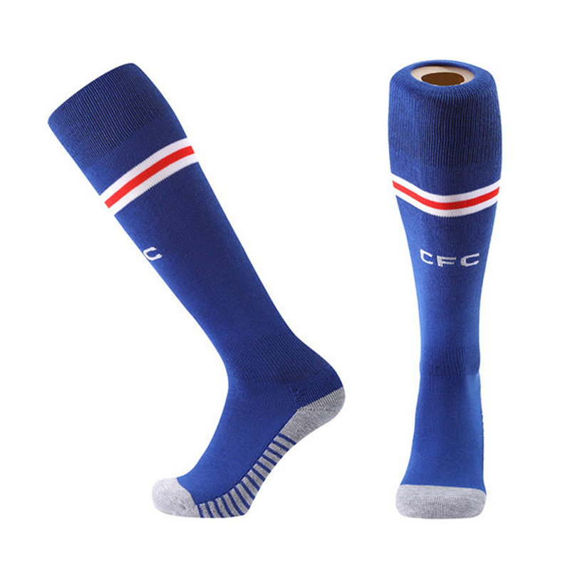 Men Sports Soccer Socks Football Club Sock Knee-High Breathable High Elastic Adult Kids Long Stocking Socks Boy