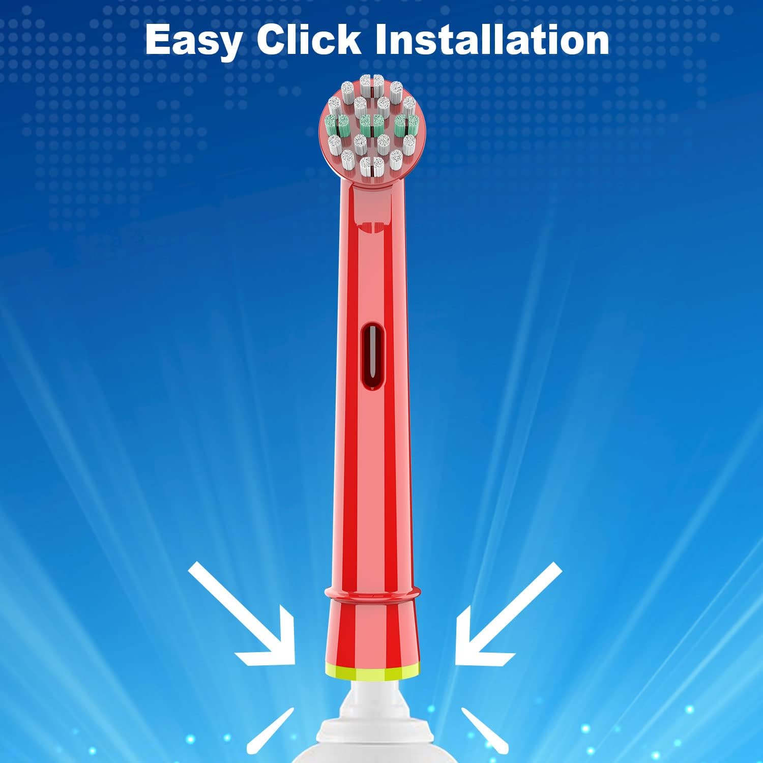 Kleurrijke opzetborstels voor kinderen voor Oral B elektrische tandenborstels - zachte haren, kleine koppen, geschikt voor Pro 1000, actie, floss en meer!