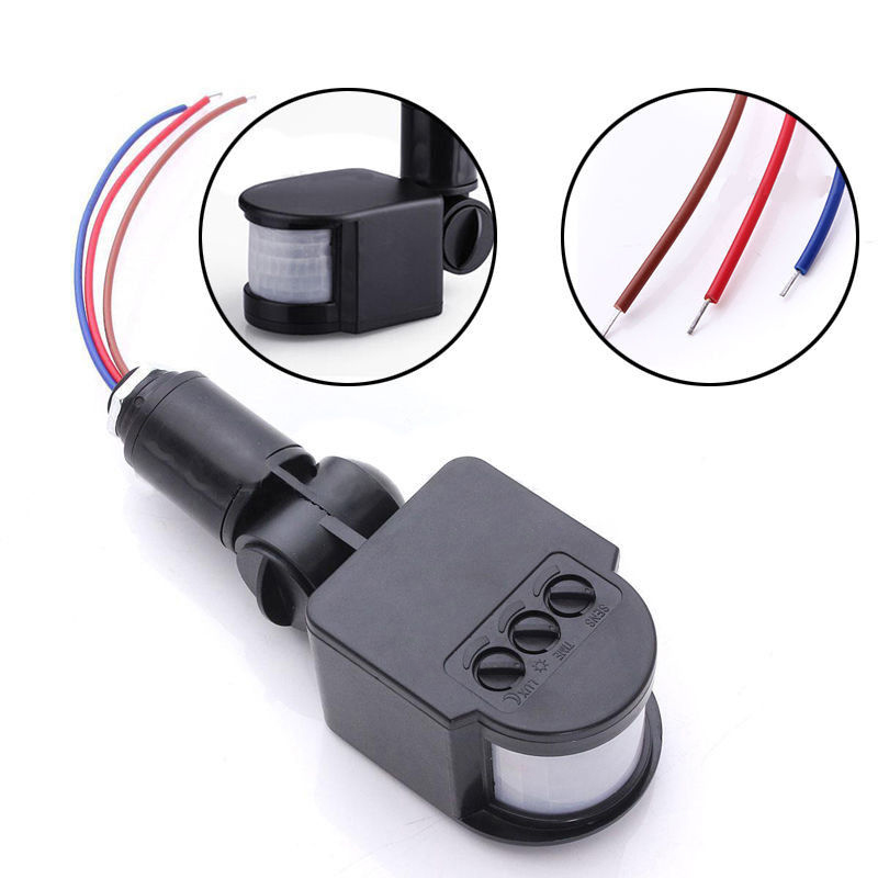 110-220V PIR Infrared Automatic Motion Sensor Detector Wall Lamp Switch PIR Infrared Human Body Induction Sensor Energy-saving