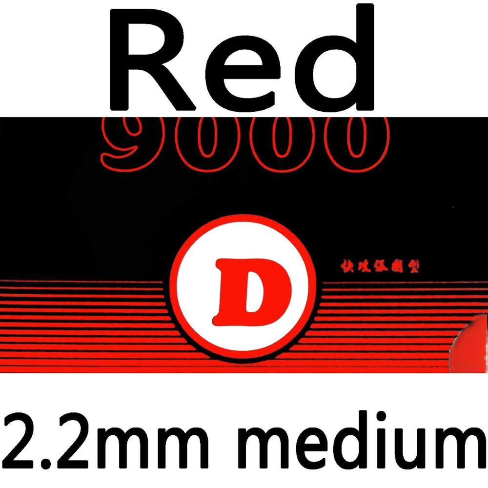 Yinhe 9000D 9000 D 9000-D Pips-In Table Tennis PingPong Rubber with Sponge: red medium