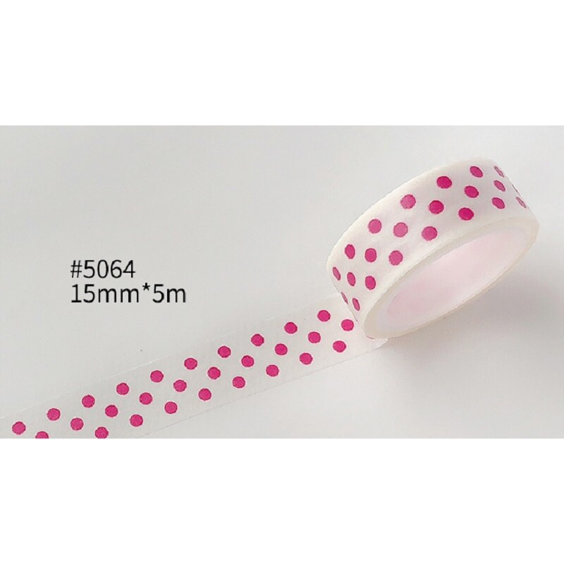 Piste washi teippi raita washi teippi ristikko washi teippi katkoviiva washi teippi peruskuvio washi paperiteippi: 5064