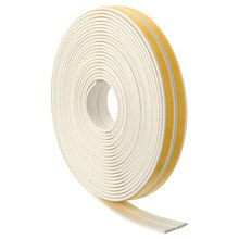 Insulation Meter Foam Seal Strip Door Window Foam Tape EPDM Rubber PVC: White