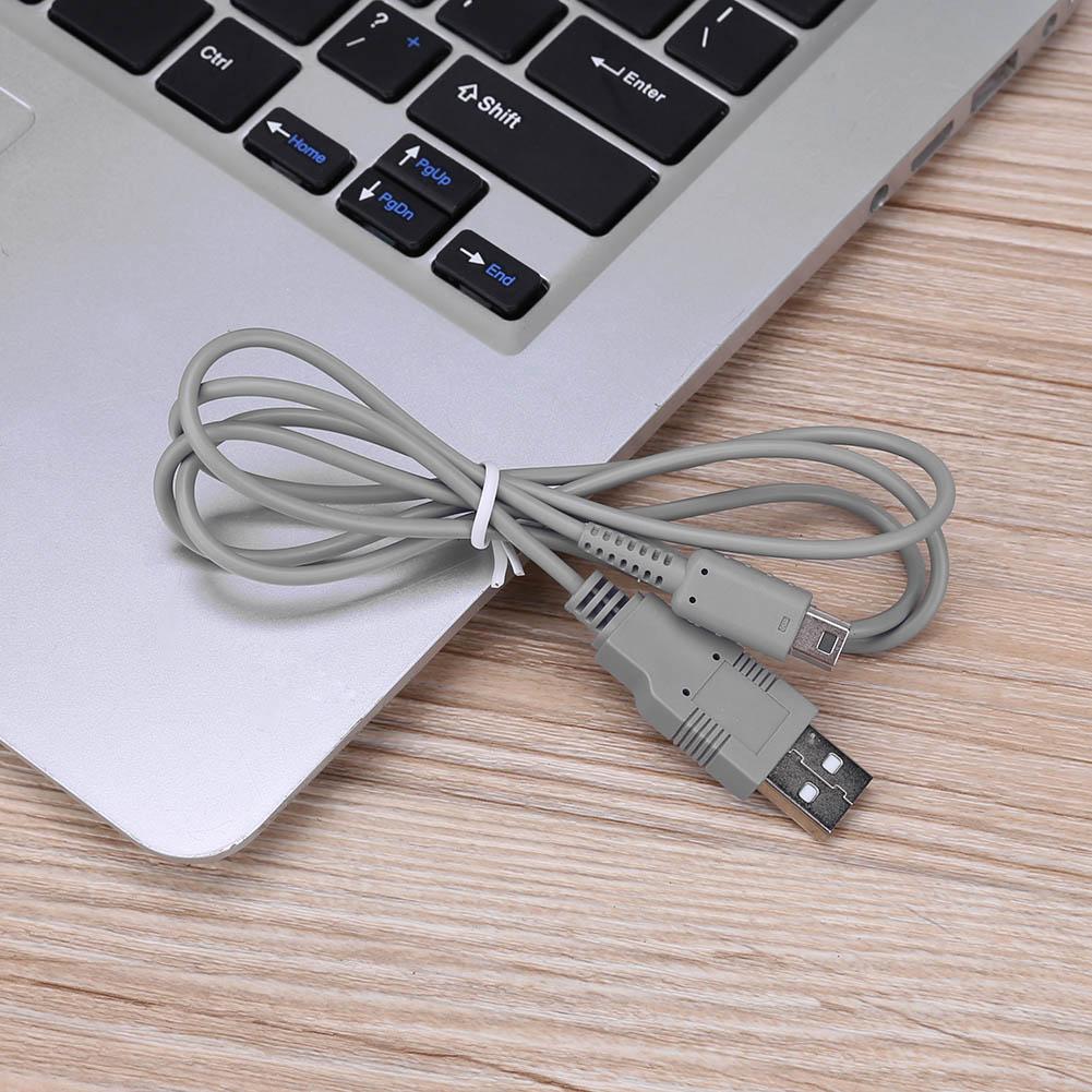 Cable de datos para Nintendo Wii U, de 1M cargador USB, fuente de alimentación, Cable de carga para mando de juego, Gamepad, carga desde portátil
