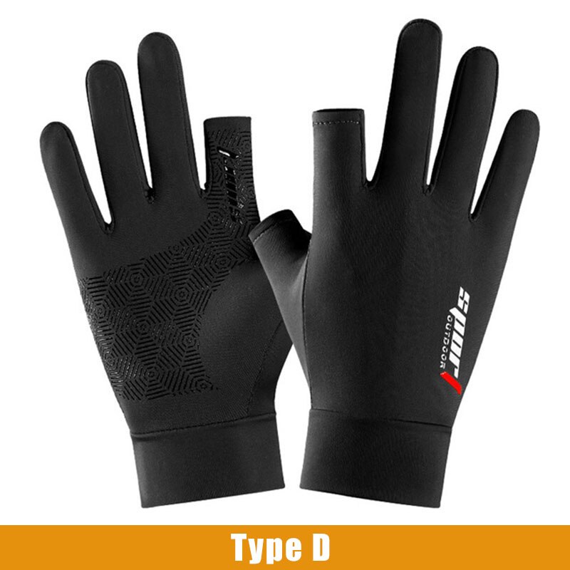 KoKossi – gants de pêche, une paire, protection des mains, libération professionnelle, antidérapants, pour sport, Fitness, cyclisme: Black D