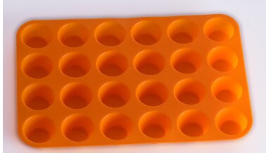 24 holte Mini Muffin Siliconen Zeep Cookies Cupcake Bakvormen Pan Tray Mould Stampo Siliconen Cake Decorating Gereedschap Mold