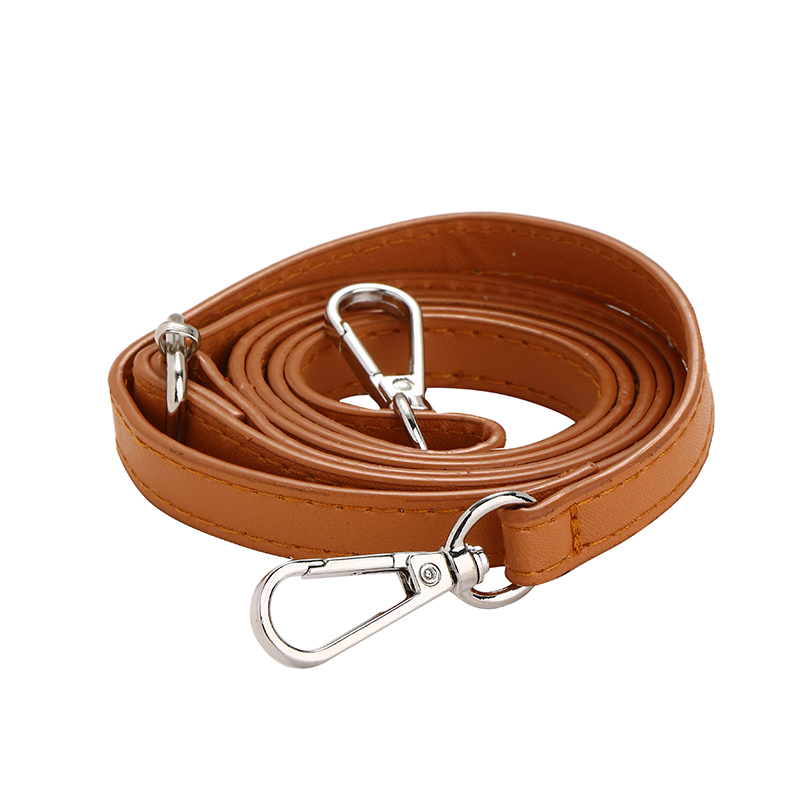 125 CM Lange PU Lederen Tas Riem Accessoires voor handtassen 1.2 CM Brede Schoudertas Riem Voor crossbody Vervanging riem Voor Tassen: Black