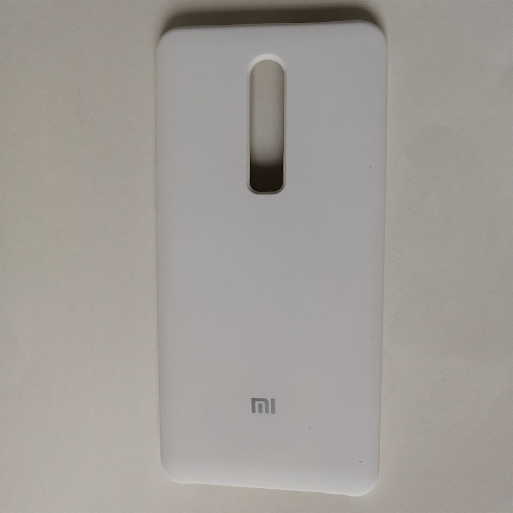 Original für Xiaomi Redmi K20 Einfache Feste Farbe Ultra dünne Weiche Flüssigkeit Silikon Telefon Fall Für Redmi K20 Pro, 5 farbe: Redmi K20 / White