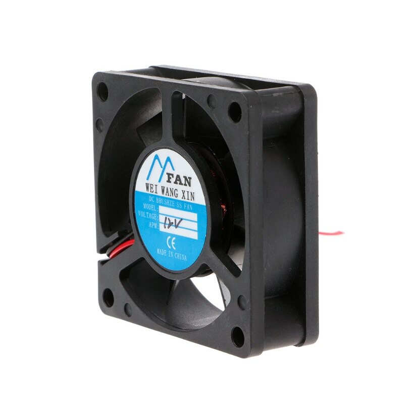 60mm×60mm×20mm DC 12V 2-Pin Cooler Brushless Axial PC CPU Case Cooling Fan 6020