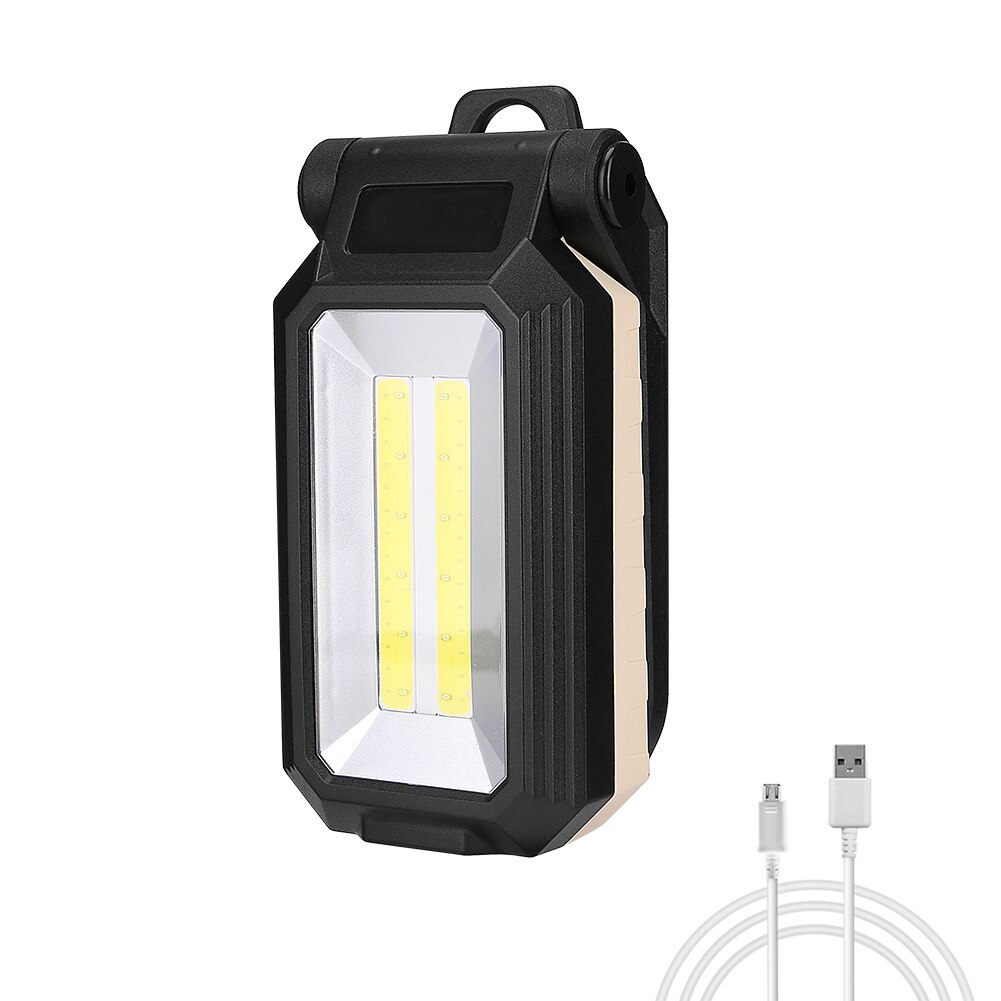 USB Rechargeable Flashlight COB LED White Red Working Light Foldable Torch Magnetic Flashlamp Emergency Light For Night Fishing