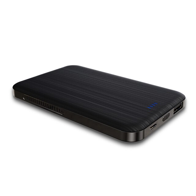 YKZ 4000mAh potenza Banca di backup senza fili magnetico per iPhone 12 mini pro Max anello per cavalletto caricabatterie portatile sottile Powerbank in banca: black1