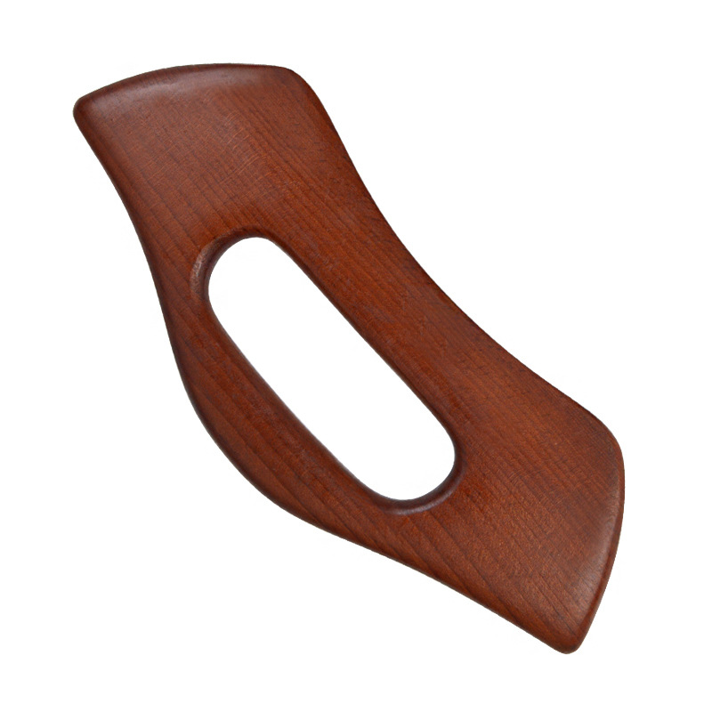 Tre gua sha verktøy skrapebrett massasjeverktøy slanking guasha massasjebrett gua sha skrape kroppsmassasjeterapiverktøy: Rød a