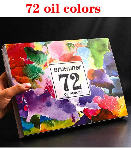 Stylo huileux couleur hydrosoluble crayon de plomb 48/72/120/150/180 couleur débutant couleur plomb crayon Graffiti remplissage couleur: 72 Oil Colors