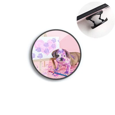 lovely unicorn Painted Foldable Phone Stand Holders For Smartphones and Tablets Mobile Phone Universal Finger Ring Holder: 9