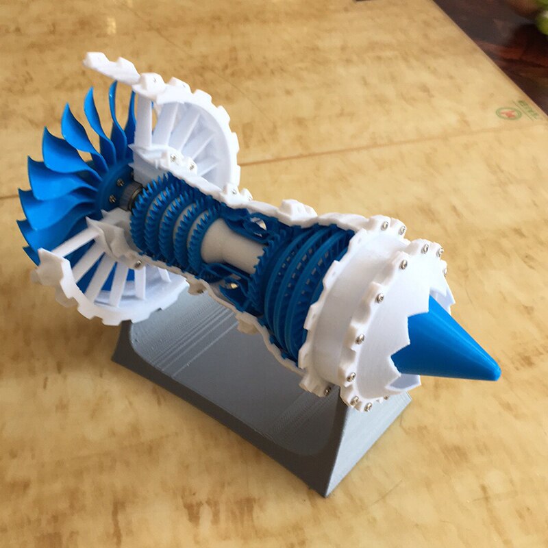Moteur aéromoteur imprimé en 3D, Type Turbofan, Type ordinaire et électrique, bricolage,: Ordinary 1