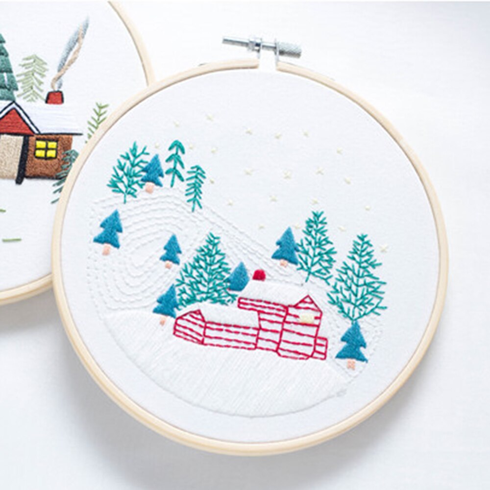 Decor Embroidery Kit Craft Needlework kit Beginners Handicraft lovers